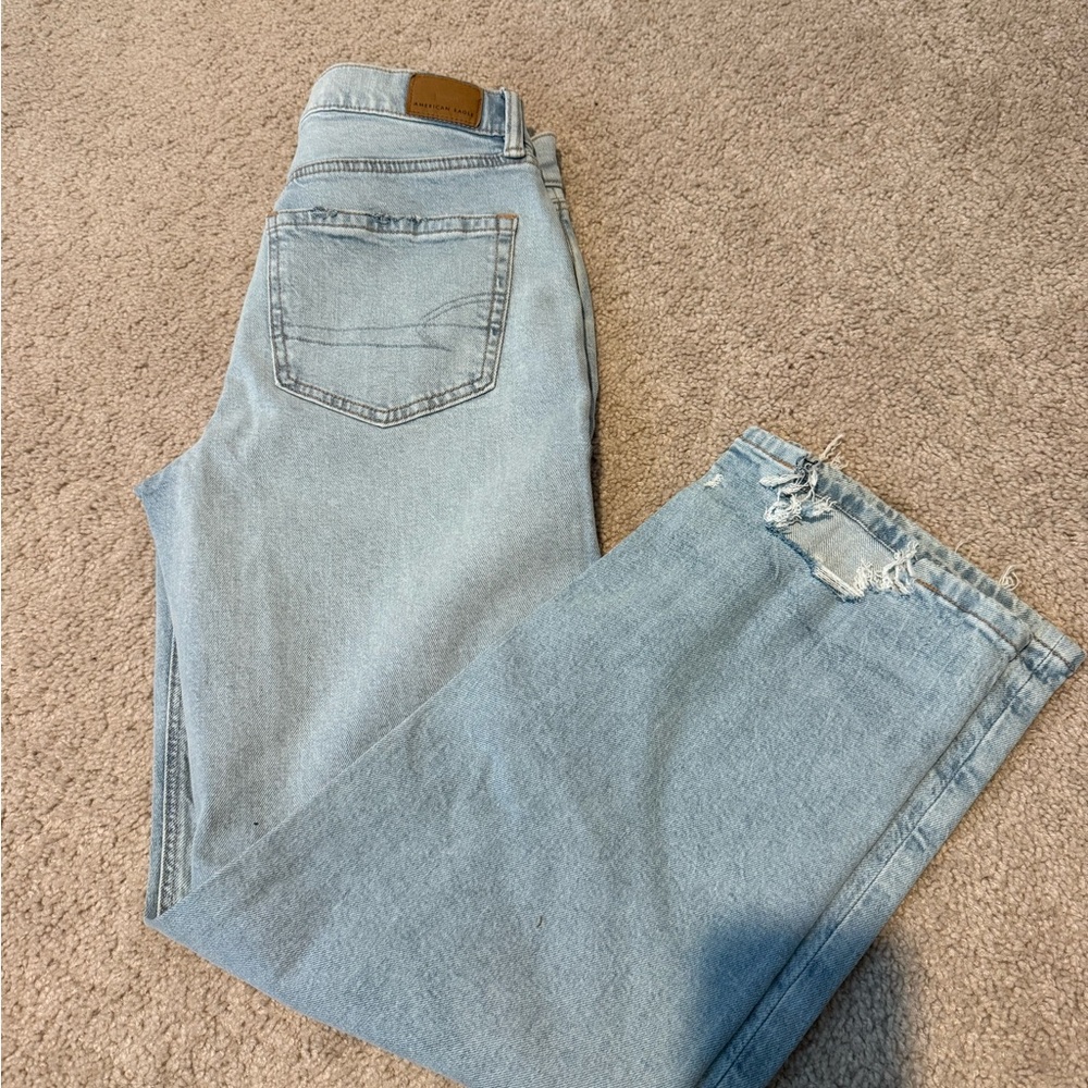 American Eagle Light Blue Ex-Boyfriend Jeans